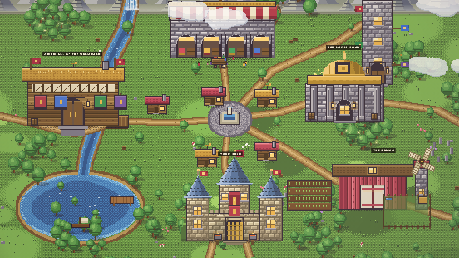 The Crownlands realm map